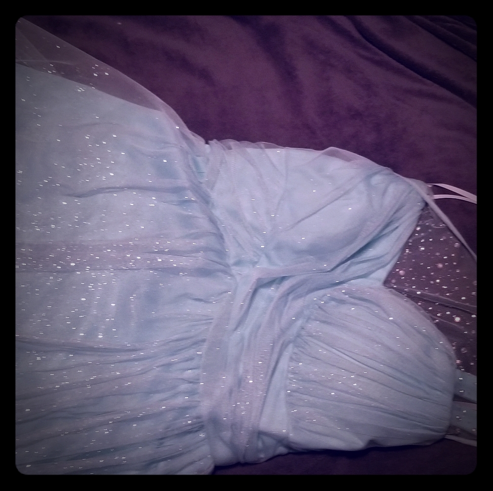 Mint sparkle gown